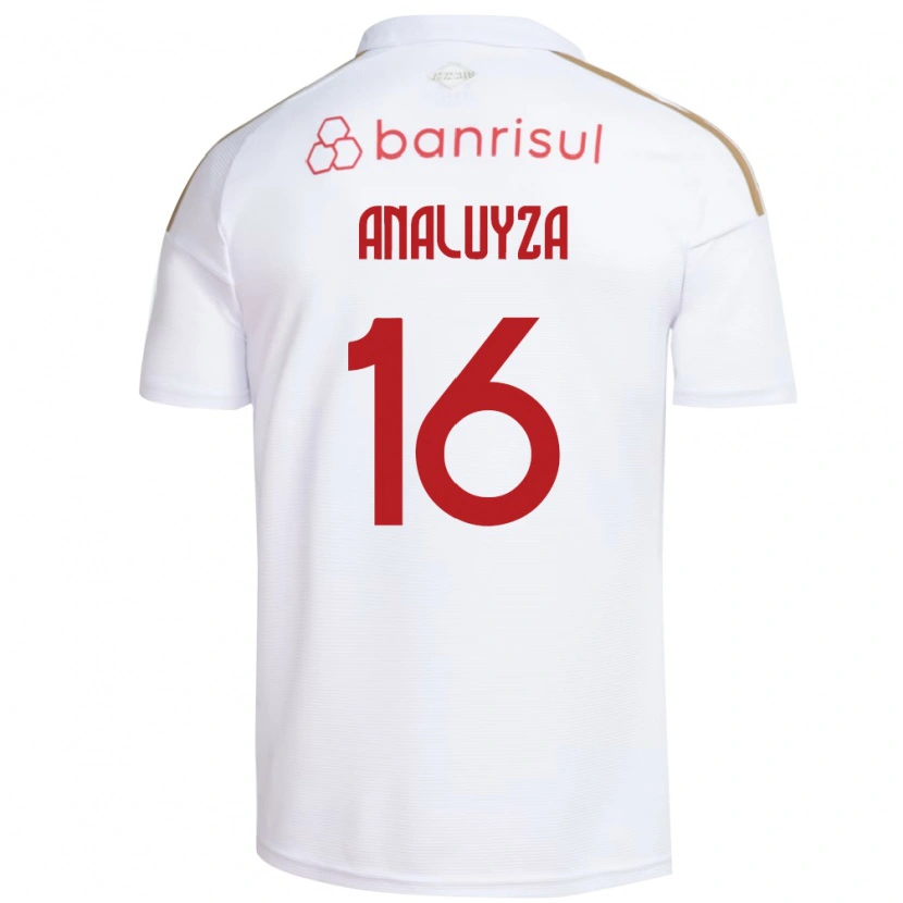 Danxen Homem Camisola Analuyza #16 Branco Vermelho Alternativa 2026/27 Camisa Brasil