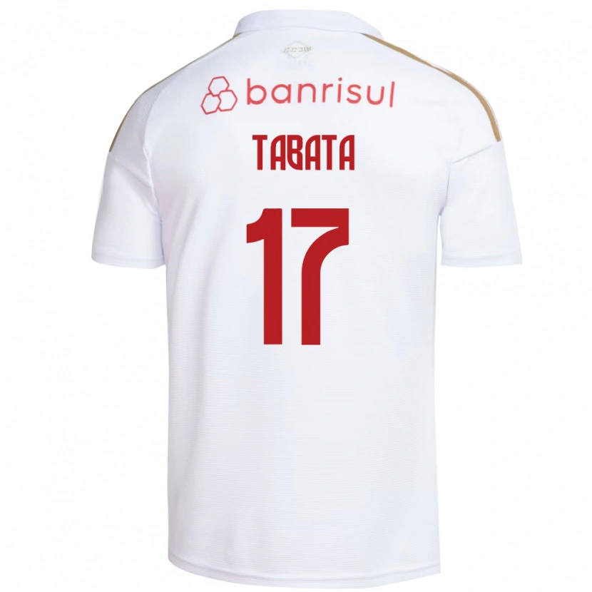 Danxen Homem Camisola Bruno Tabata #17 Branco Vermelho Alternativa 2026/27 Camisa Brasil