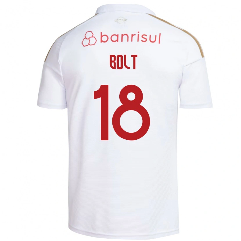 Danxen Homem Camisola Tamara Bolt #18 Branco Vermelho Alternativa 2026/27 Camisa Brasil