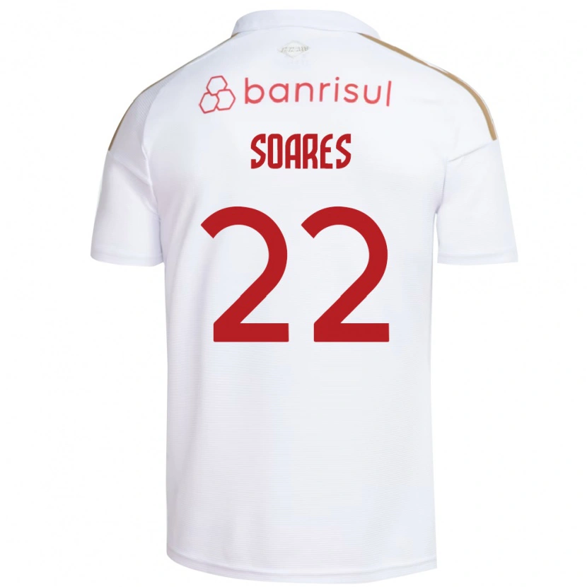 Danxen Homem Camisola Guilherme Soares #22 Branco Vermelho Alternativa 2026/27 Camisa Brasil