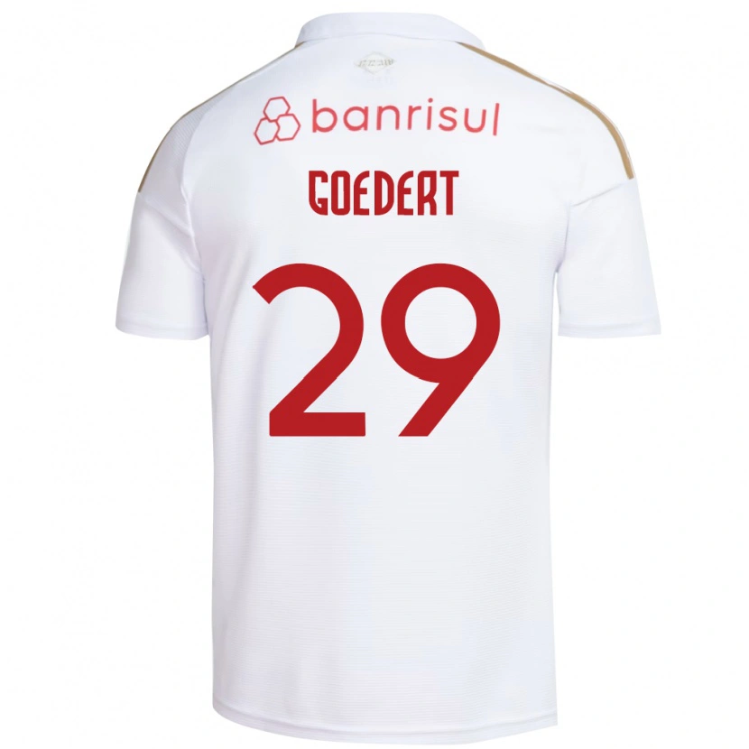 Danxen Homem Camisola Alice Goedert #29 Branco Vermelho Alternativa 2026/27 Camisa Brasil
