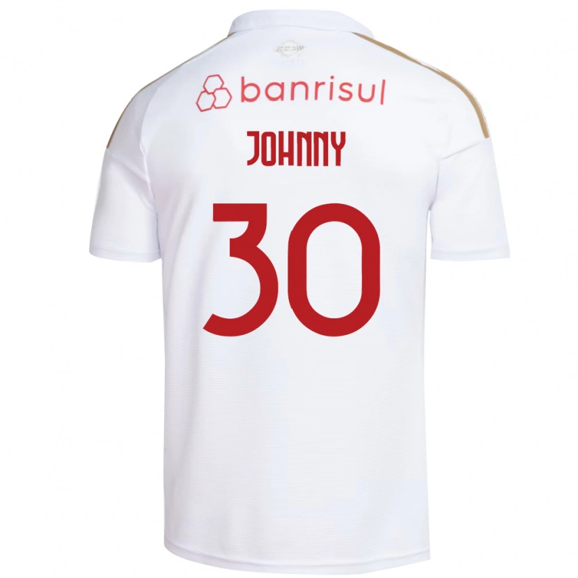 Danxen Homem Camisola Johnny #30 Branco Vermelho Alternativa 2026/27 Camisa Brasil