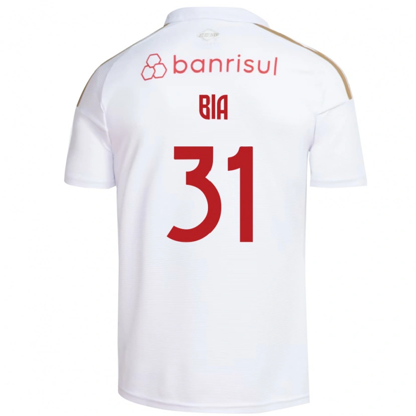 Danxen Homem Camisola Bia #31 Branco Vermelho Alternativa 2026/27 Camisa Brasil