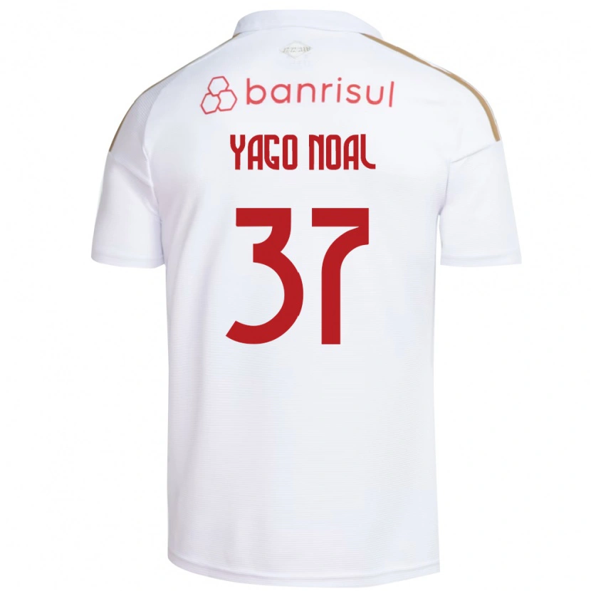 Danxen Homem Camisola Yago Noal #37 Branco Vermelho Alternativa 2026/27 Camisa Brasil