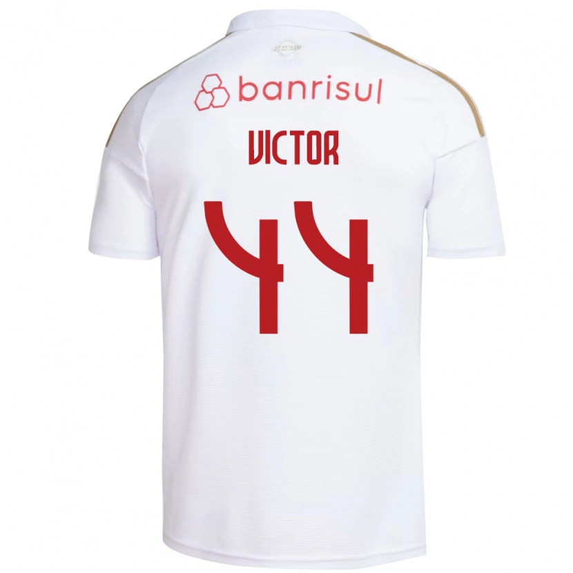 Danxen Homem Camisola João Victor #44 Branco Vermelho Alternativa 2026/27 Camisa Brasil