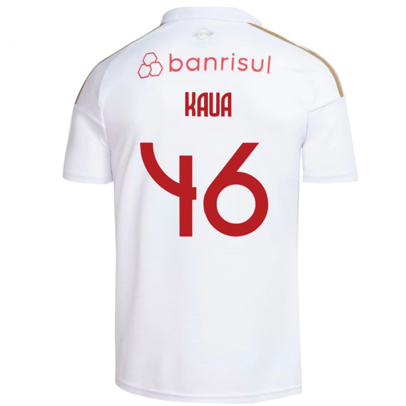Danxen Homem Camisola Pedro Kauã #46 Branco Vermelho Alternativa 2026/27 Camisa Brasil