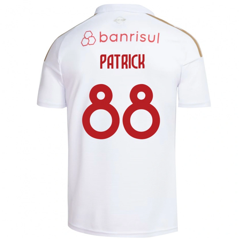 Danxen Homem Camisola Patrick #88 Branco Vermelho Alternativa 2026/27 Camisa Brasil