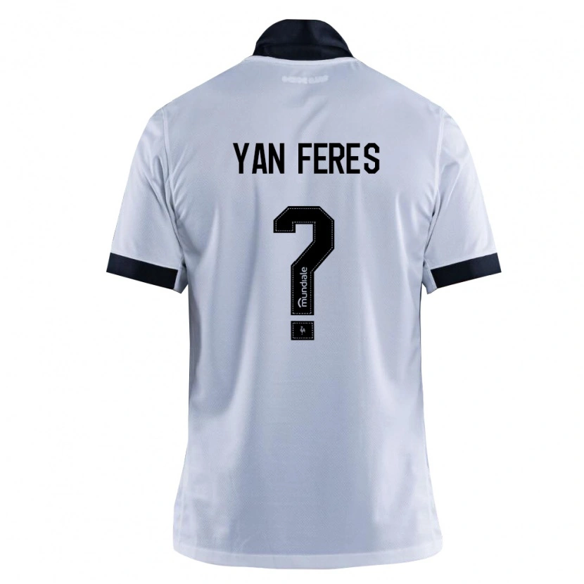 Danxen Homem Camisola Yan Feres #0 Preto Branco Alternativa 2026/27 Camisa Brasil