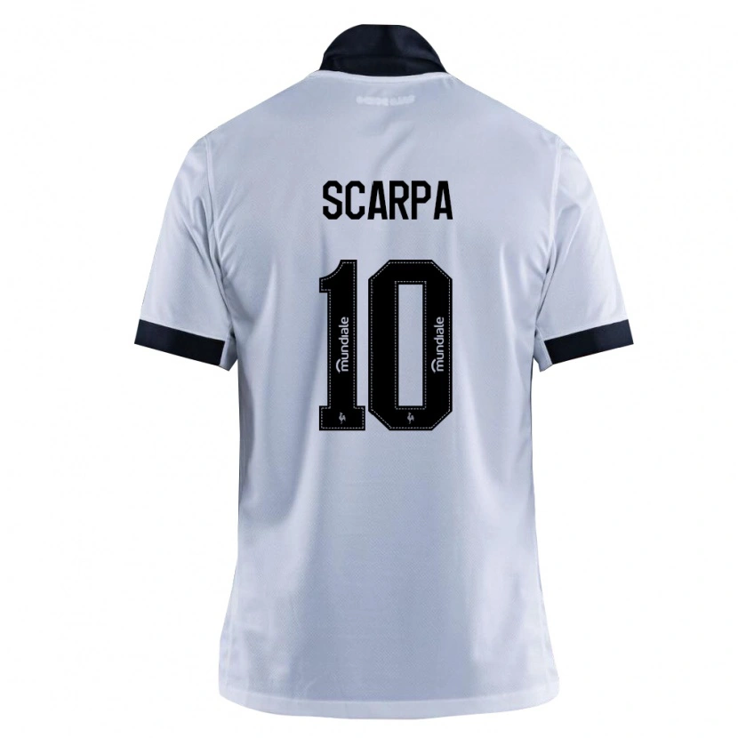 Danxen Homem Camisola Gustavo Scarpa #10 Preto Branco Alternativa 2026/27 Camisa Brasil