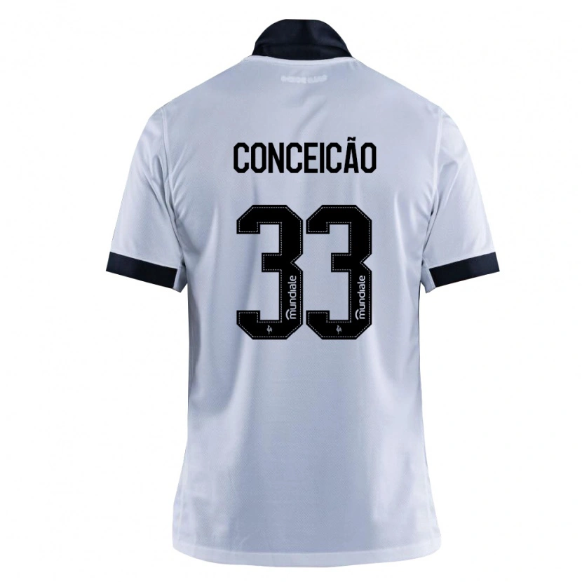 Danxen Homem Camisola Robert Conceição #33 Preto Branco Alternativa 2026/27 Camisa Brasil