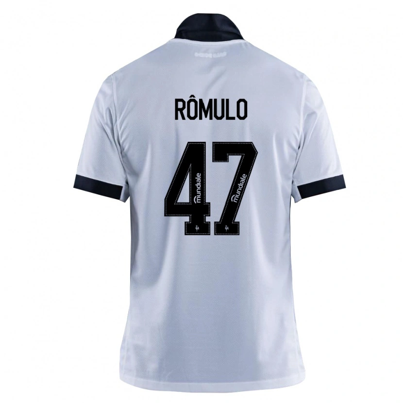 Danxen Homem Camisola Rômulo Helberte Pereira Júnior #47 Preto Branco Alternativa 2026/27 Camisa Brasil