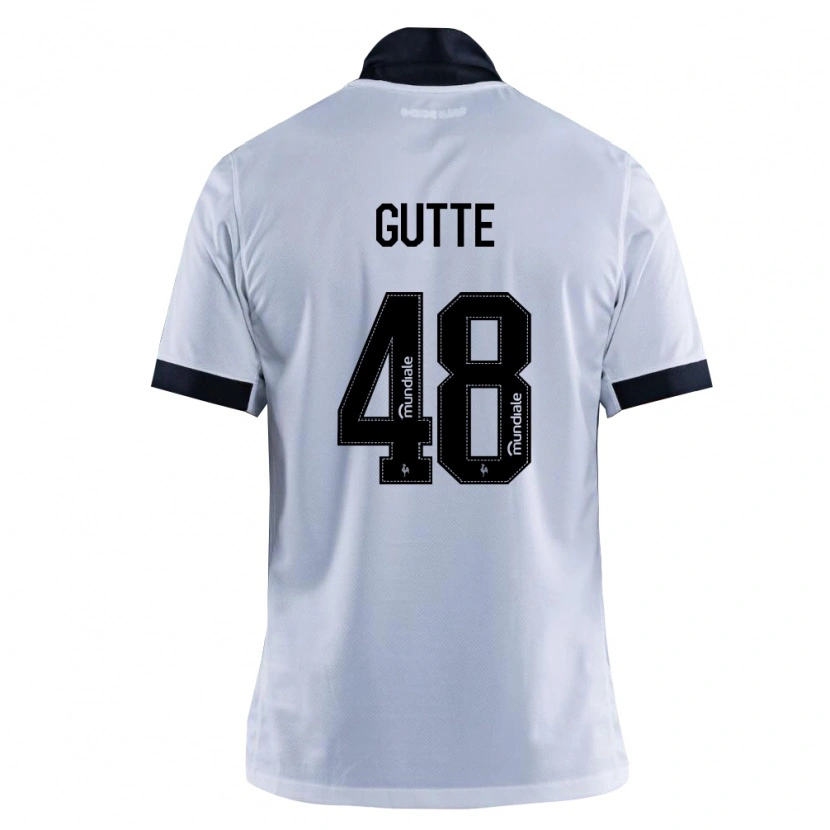 Danxen Homem Camisola Gutte #48 Preto Branco Alternativa 2026/27 Camisa Brasil