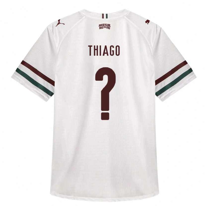 Danxen Homem Camisola Thiago #0 Branco Verde Borgonha Alternativa 2026/27 Camisa Brasil