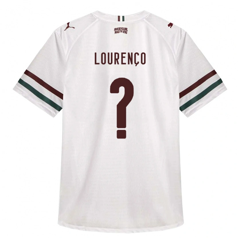 Danxen Homem Camisola João Lourenço #0 Branco Verde Borgonha Alternativa 2026/27 Camisa Brasil
