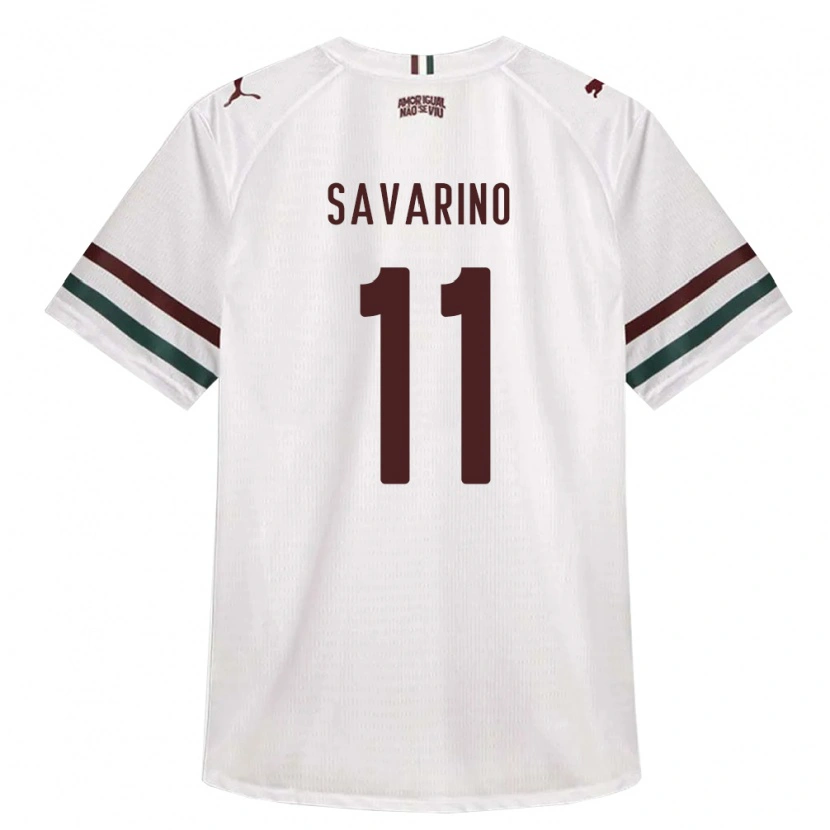 Danxen Homem Camisola Jefferson Savarino #11 Branco Verde Borgonha Alternativa 2026/27 Camisa Brasil