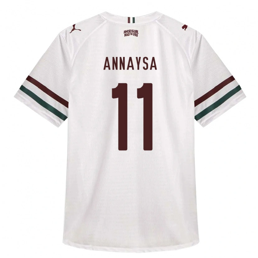 Danxen Homem Camisola Annaysa #11 Branco Verde Borgonha Alternativa 2026/27 Camisa Brasil