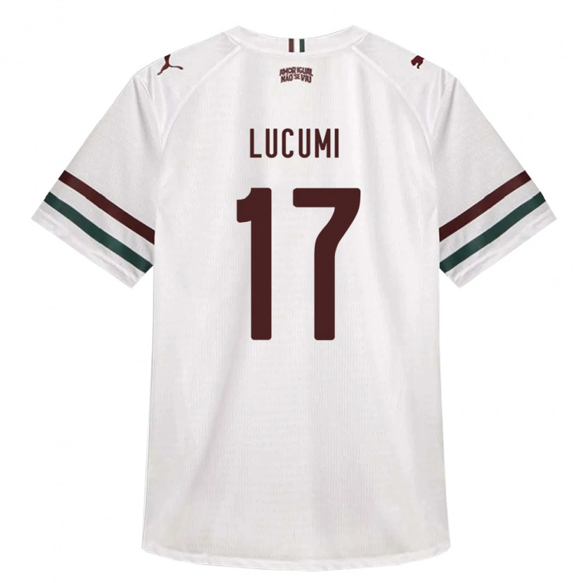 Danxen Homem Camisola Jan Lucumi #17 Branco Verde Borgonha Alternativa 2026/27 Camisa Brasil