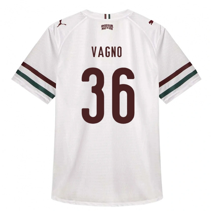 Danxen Homem Camisola Vagno De Sousa Brito Júnior #36 Branco Verde Borgonha Alternativa 2026/27 Camisa Brasil
