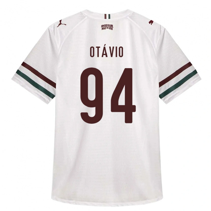 Danxen Homem Camisola Otávio Henrique Passos Santos #94 Branco Verde Borgonha Alternativa 2026/27 Camisa Brasil