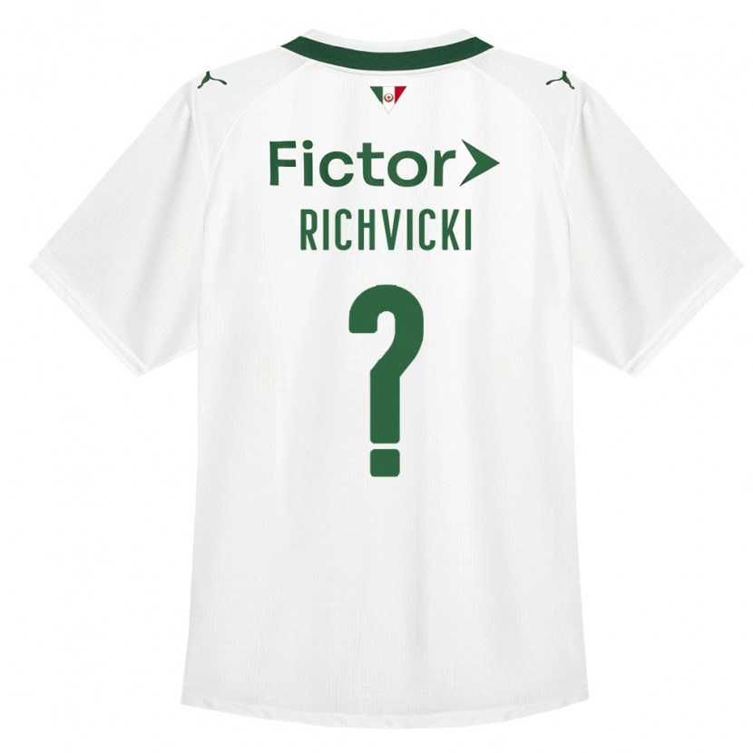 Danxen Homem Camisola Gabriel Richvicki #0 Verde Branco Alternativa 2026/27 Camisa Brasil