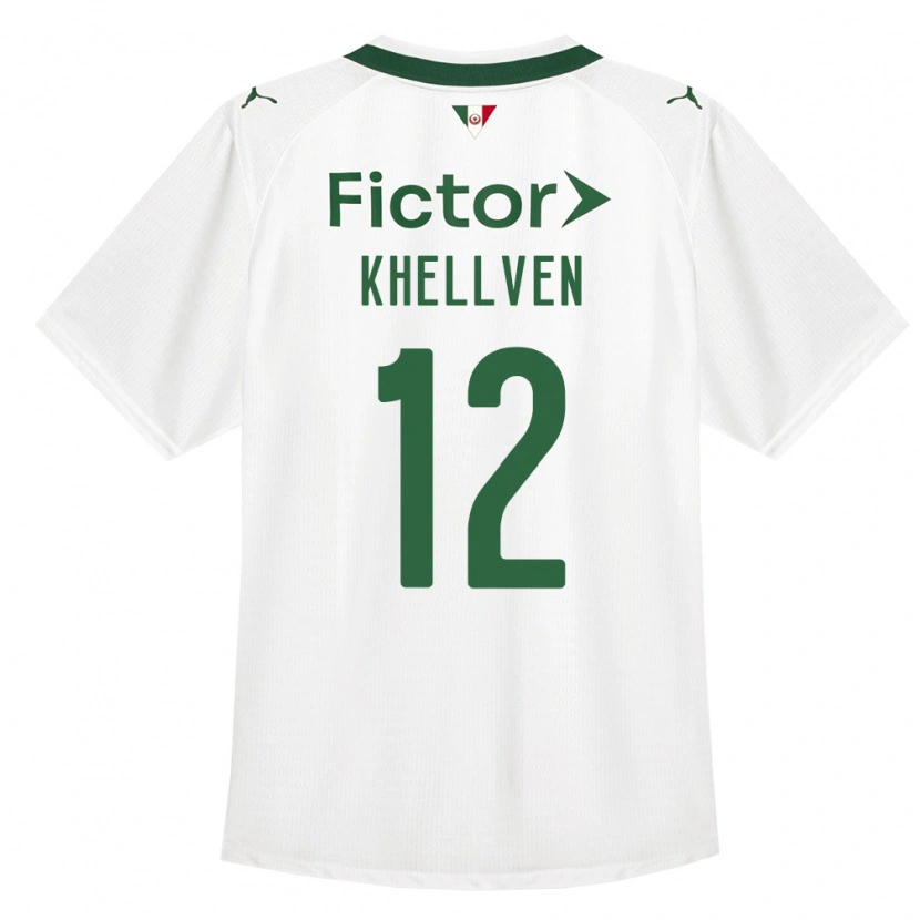 Danxen Homem Camisola Khellven Douglas Silva Oliveira #12 Verde Branco Alternativa 2026/27 Camisa Brasil