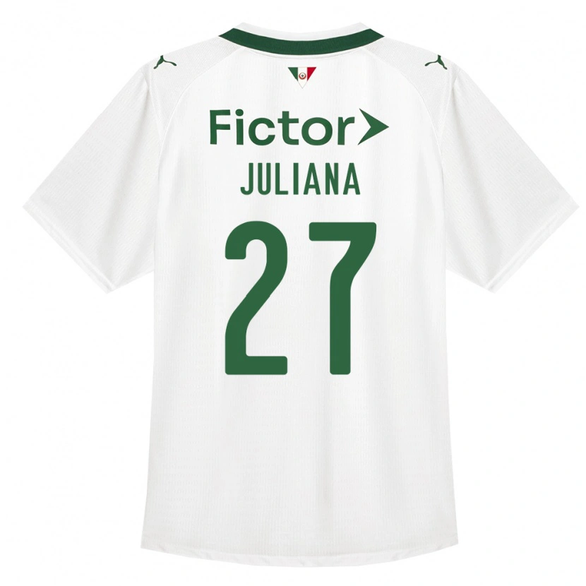 Danxen Homem Camisola Juliana #27 Verde Branco Alternativa 2026/27 Camisa Brasil