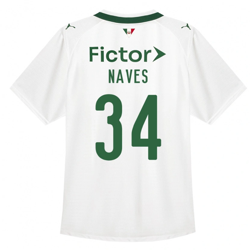 Danxen Homem Camisola Naves #34 Verde Branco Alternativa 2026/27 Camisa Brasil