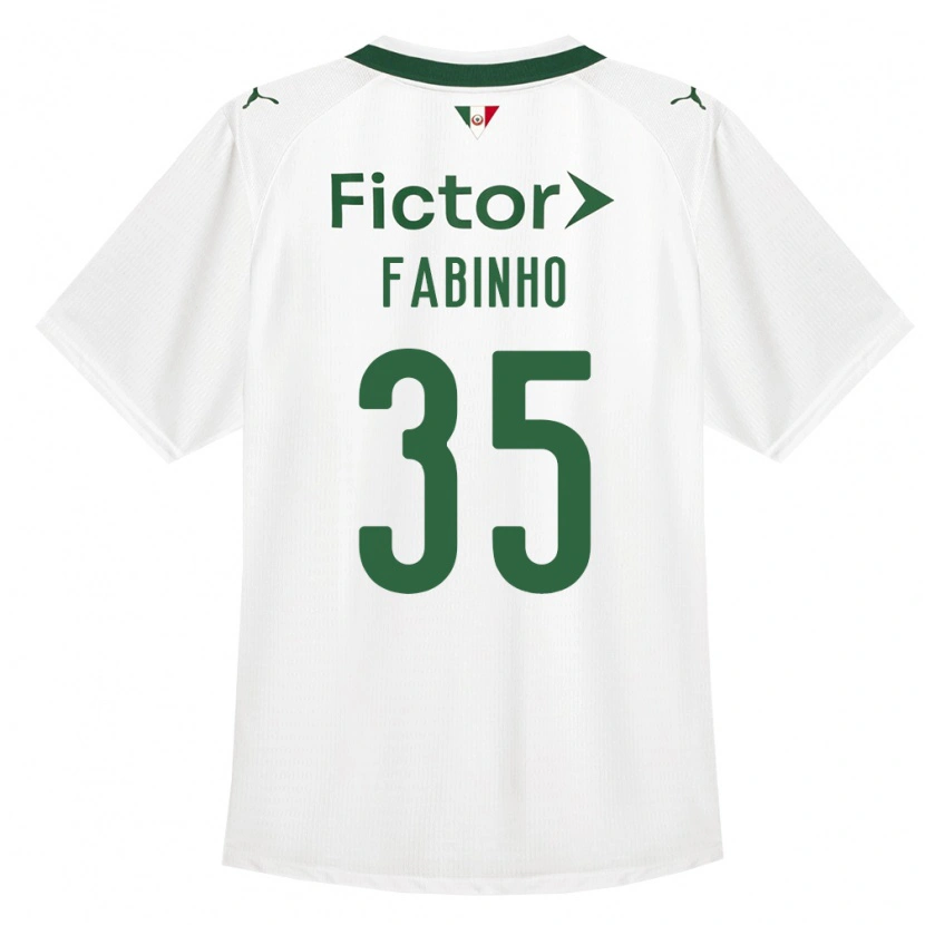 Danxen Homem Camisola Fabinho #35 Verde Branco Alternativa 2026/27 Camisa Brasil