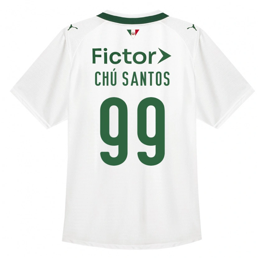 Danxen Homem Camisola Chú Santos #99 Verde Branco Alternativa 2026/27 Camisa Brasil