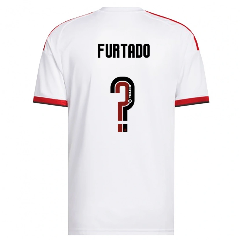 Danxen Homem Camisola Lucas Furtado #0 Branco Vermelho Preto Alternativa 2026/27 Camisa Brasil