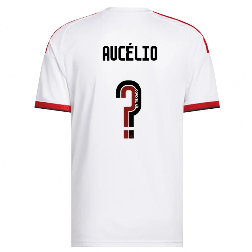 Danxen Homem Camisola Luis Aucélio #0 Branco Vermelho Preto Alternativa 2026/27 Camisa Brasil