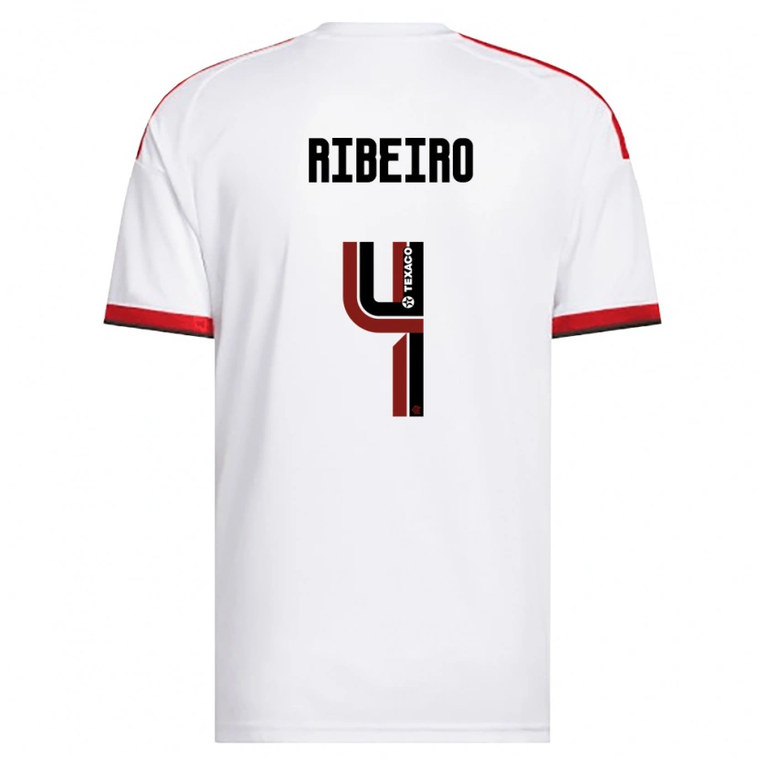 Danxen Homem Camisola Valmir Ribeiro #4 Branco Vermelho Preto Alternativa 2026/27 Camisa Brasil