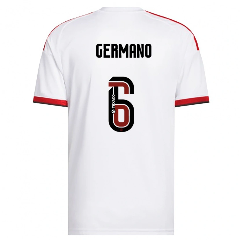 Danxen Homem Camisola Antônio Germano Da Silva Neto #6 Branco Vermelho Preto Alternativa 2026/27 Camisa Brasil