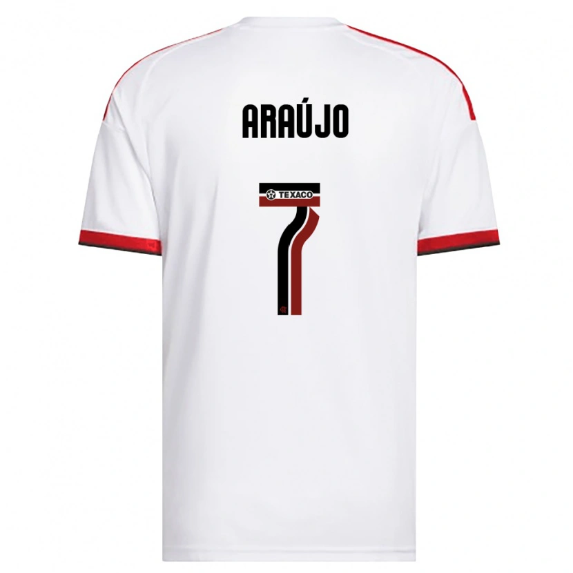 Danxen Homem Camisola Luiz Araújo #7 Branco Vermelho Preto Alternativa 2026/27 Camisa Brasil