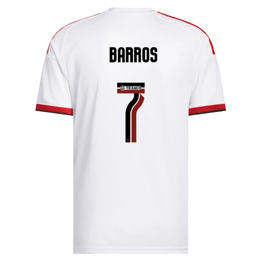 Danxen Homem Camisola Rafa Barros #7 Branco Vermelho Preto Alternativa 2026/27 Camisa Brasil