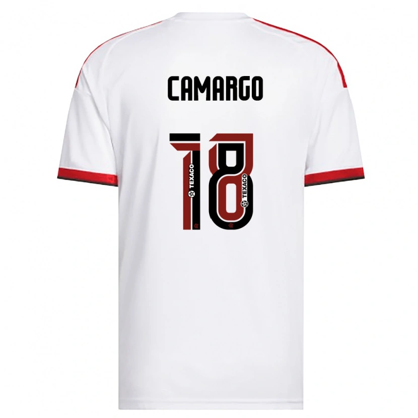 Danxen Homem Camisola João Camargo #18 Branco Vermelho Preto Alternativa 2026/27 Camisa Brasil