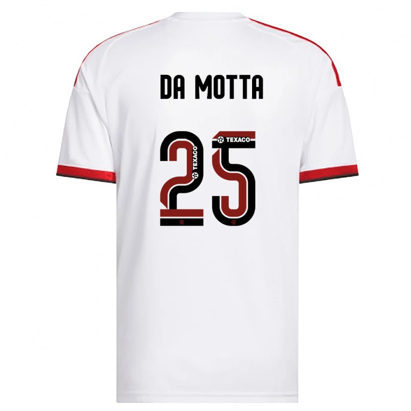 Danxen Homem Camisola Piris Da Motta #25 Branco Vermelho Preto Alternativa 2026/27 Camisa Brasil