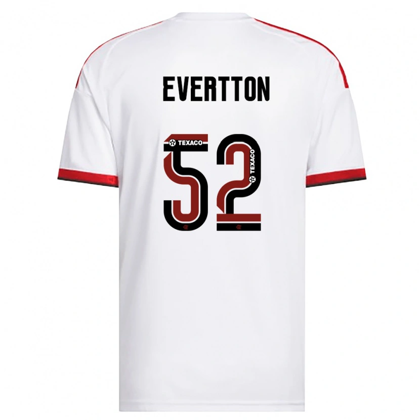 Danxen Homem Camisola Evertton Araújo #52 Branco Vermelho Preto Alternativa 2026/27 Camisa Brasil