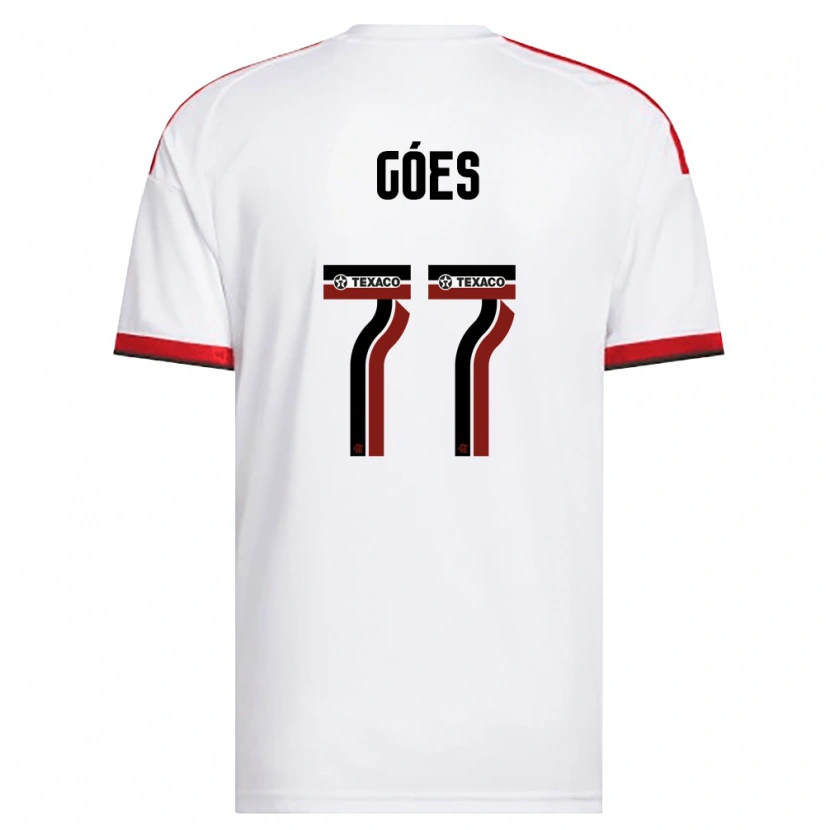 Danxen Homem Camisola Johnny Góes #77 Branco Vermelho Preto Alternativa 2026/27 Camisa Brasil