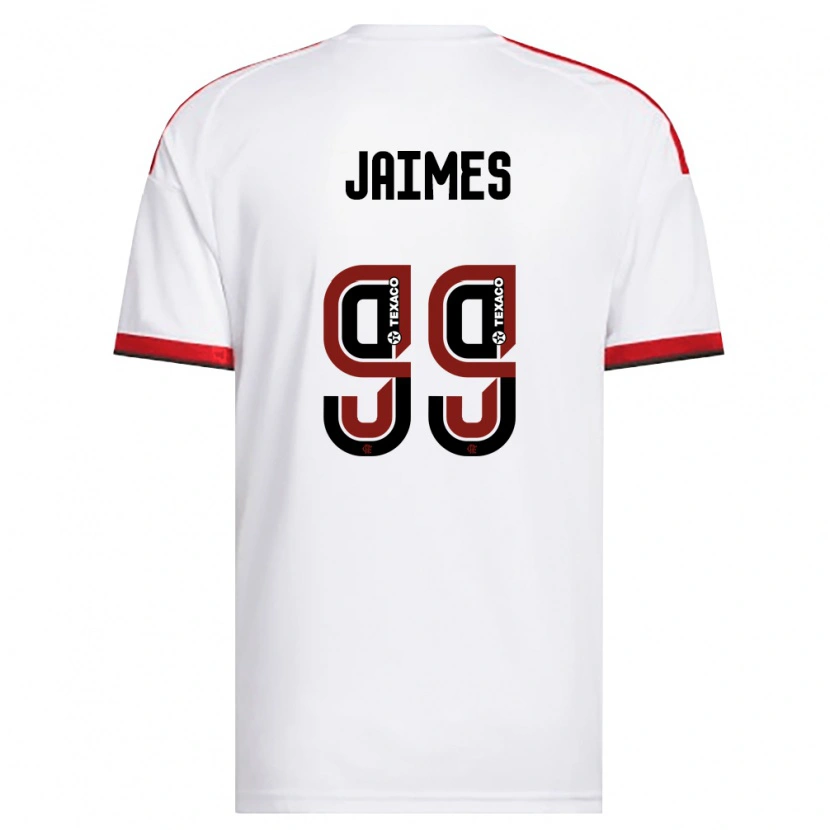 Danxen Homem Camisola Sole Jaimes #99 Branco Vermelho Preto Alternativa 2026/27 Camisa Brasil
