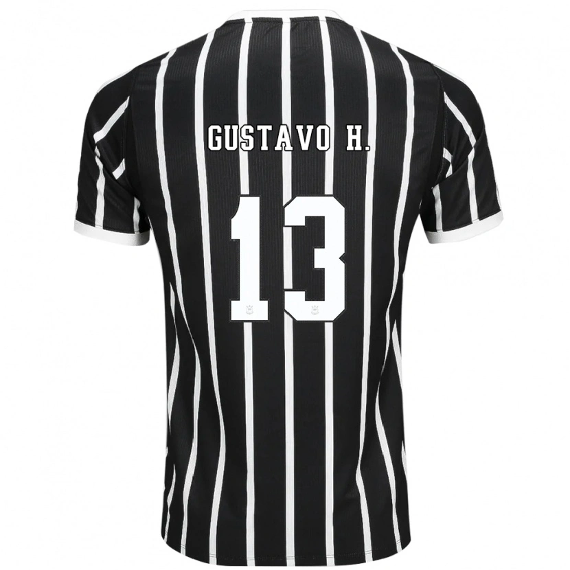 Danxen Homem Camisola Gustavo Henrique #13 Preto Branco Vermelho Alternativa 2026/27 Camisa Brasil