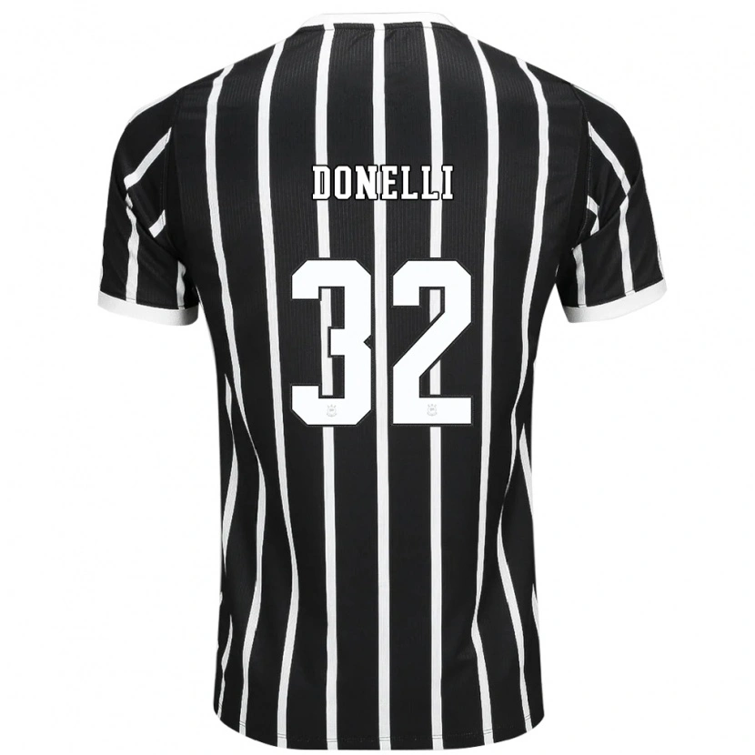 Danxen Homem Camisola Matheus Donelli #32 Preto Branco Vermelho Alternativa 2026/27 Camisa Brasil