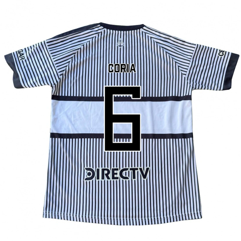 Danxen Homem Camisola Julio Coria #6 Branco Preto Amarelo Alternativa 2026/27 Camisa Brasil