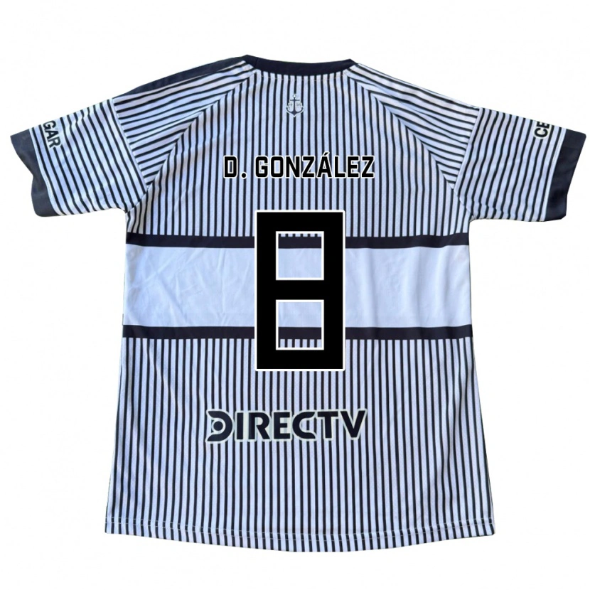 Danxen Homem Camisola Dante González #8 Branco Preto Amarelo Alternativa 2026/27 Camisa Brasil
