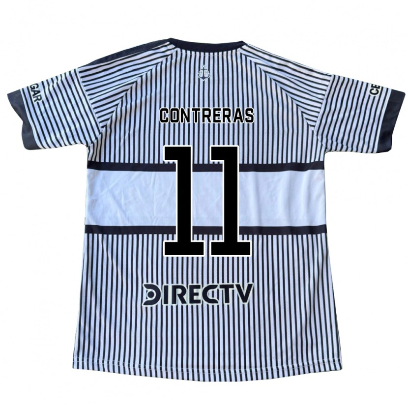 Danxen Homem Camisola Santino Contreras #11 Branco Preto Amarelo Alternativa 2026/27 Camisa Brasil