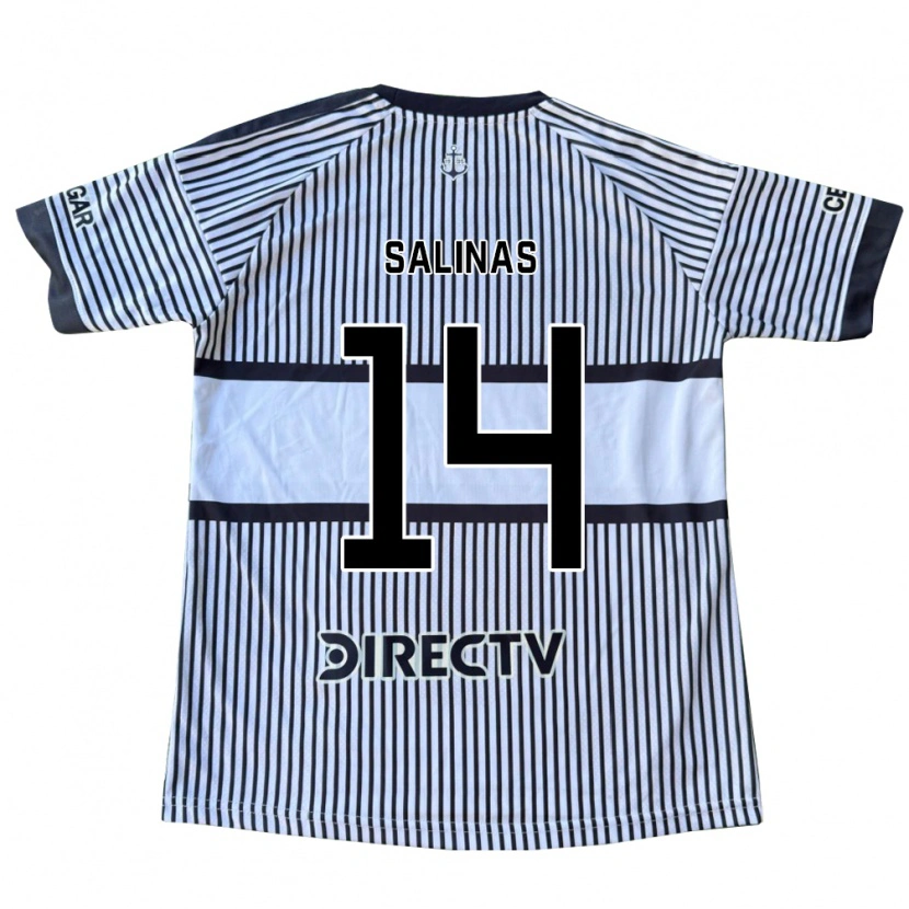 Danxen Homem Camisola Benjamin Salinas #14 Branco Preto Amarelo Alternativa 2026/27 Camisa Brasil