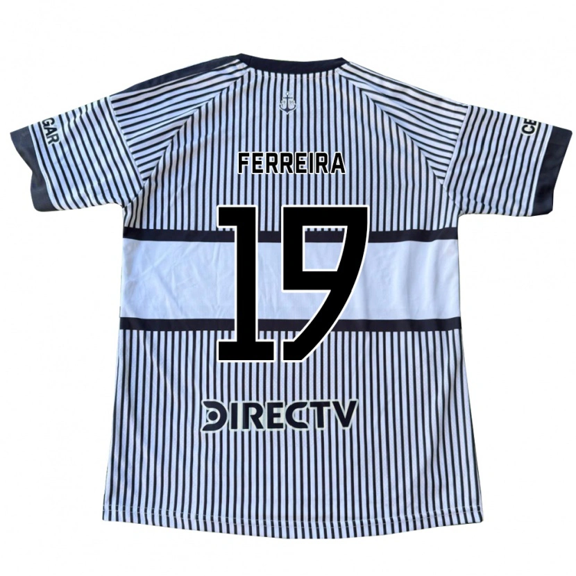 Danxen Homem Camisola Kevin Ferreira #19 Branco Preto Amarelo Alternativa 2026/27 Camisa Brasil