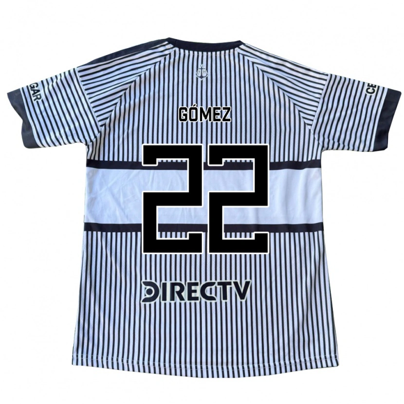 Danxen Homem Camisola Luciano Gómez #22 Branco Preto Amarelo Alternativa 2026/27 Camisa Brasil