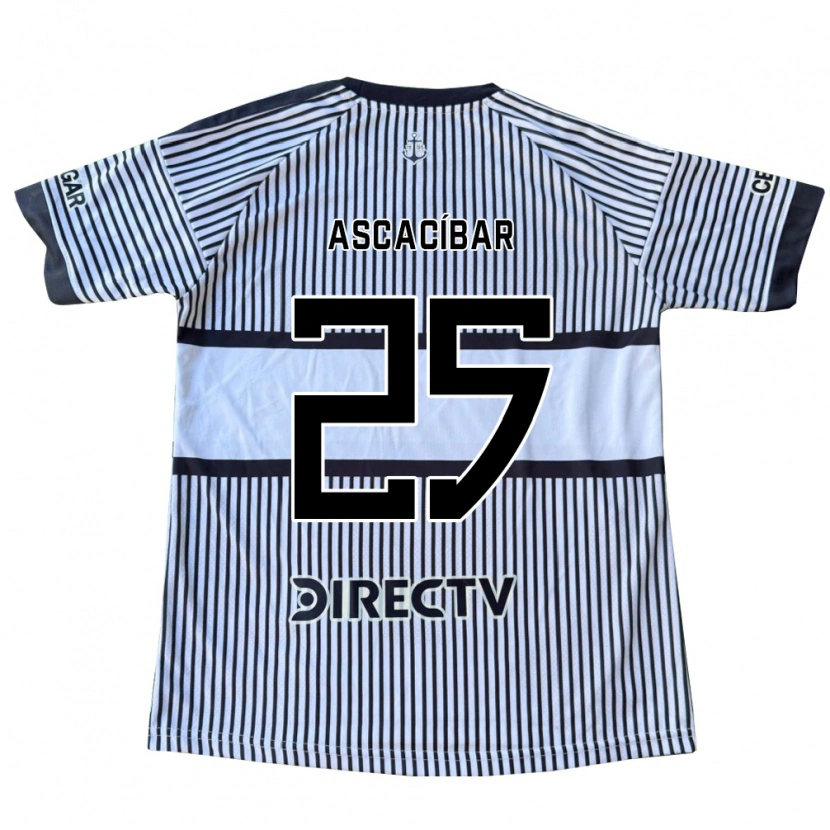 Danxen Homem Camisola Santiago Ascacíbar #25 Branco Preto Amarelo Alternativa 2026/27 Camisa Brasil