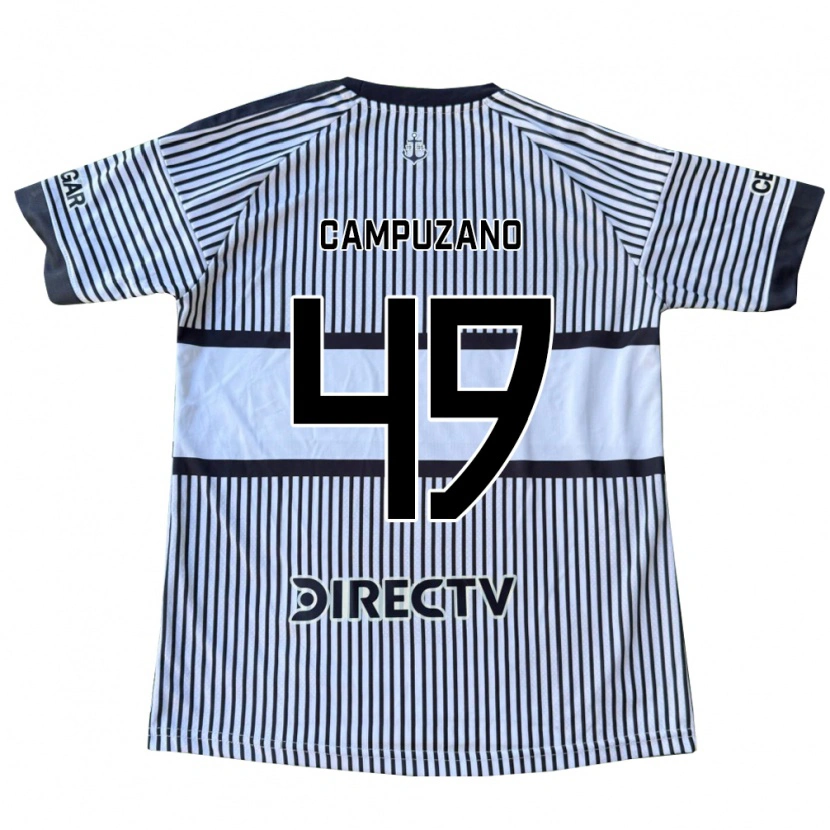 Danxen Homem Camisola Jorman Campuzano #49 Branco Preto Amarelo Alternativa 2026/27 Camisa Brasil
